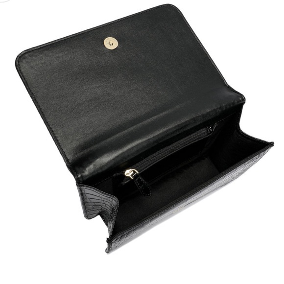 NWOT Tiffany&Fred Alligator Embossed Leather SatchelShoulder finest Whole-Grain - Picture 5 of 6